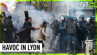 Tear gas and arson on Lyon streets over Macron's pension reform