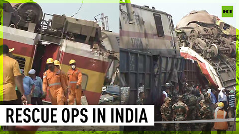 Rescue ops continue in India after deadly rail accident