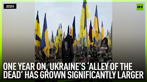 One year on, Ukraine’s ‘Alley of the Dead’ has grown significantly larger