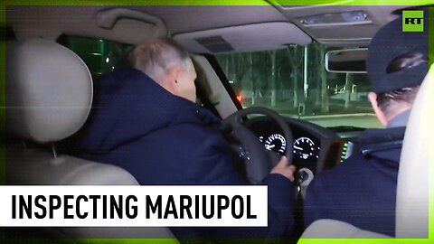 Putin drives around Mariupol during surprise visit to Donbass