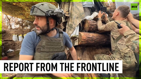 RT crew witnesses Ukrainian shelling while filming near frontline