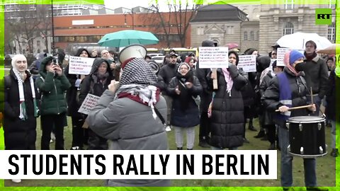 Pro-Palestine students in Berlin demand neutrality in Gaza conflict in universities