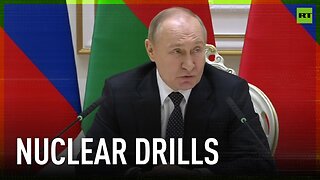 We're not seeking to steer up tension – Putin on Russia-Belarus nuclear exercise