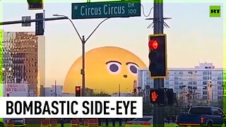 Iconic Las Vegas dome gives tourists the side-eye