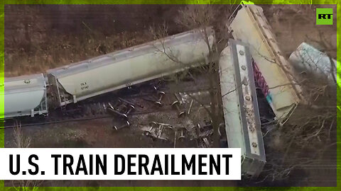 Train with hazardous materials derails near Detroit
