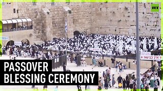 Thousands of worshippers pray at Jerusalem's Western Wall despite growing Israel-Palestine tensions