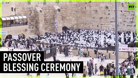 Thousands of worshippers pray at Jerusalem's Western Wall despite growing Israel-Palestine tensions