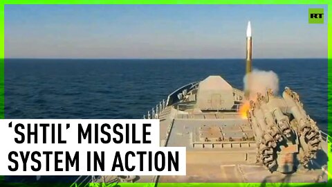 ‘Shtil’ missile system destroys drone near Crimea