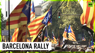 Rally marks National Day of Catalonia in Barcelona
