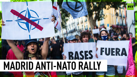 Anti-NATO rally held in Madrid