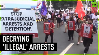 'Continuation of iron hand rule?' | Manila protesters decry suspected illegal arrests