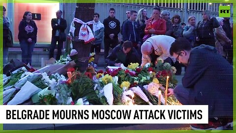 Belgrade commemorates victims of Crocus City Hall terror attack