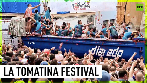 ‘La Tomatina’ is back: Let the tomato fight begin!