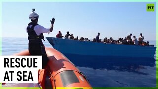 NGO staff saves hundreds of migrants in Mediterranean