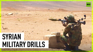 Syrian mortar teams train in grilling exercises