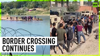 Border crossing continues in Texas
