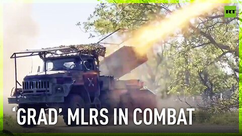 Russian ‘Grad’ MLRS targets hostile military units