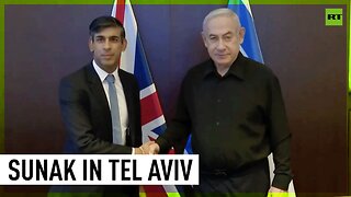 UK PM Rishi Sunak visits Tel Aviv in solidarity with Israel
