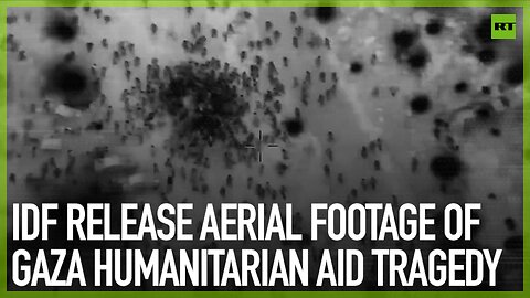IDF releases aerial footage of Gaza humanitarian aid tragedy