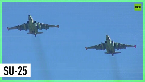 Russian Su-25 attack aircraft on combat duty amid ongoing hostilities