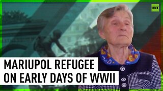 Mariupol refugee on life during conflict and early days of World War II