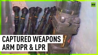 Captured Western-supplied weaponry arms Donetsk and Lugansk militia