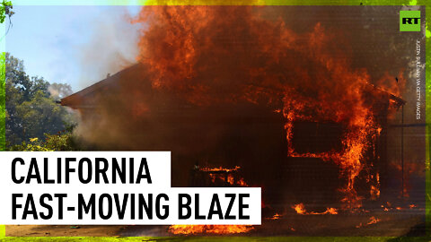 Evacuation prompted in California due to fast-moving fire