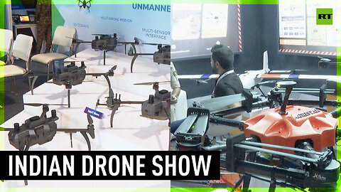 India shows off drone systems at UAV exhibition in Uttar Pradesh