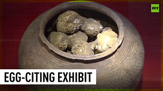 Ancient EGGS on display in China