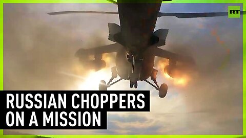 Russian helicopter group destroys Ukrainian stronghold