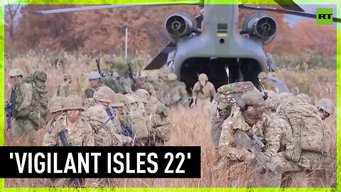 Japan-UK joint field training drills take place in Gunma