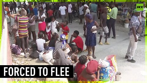Gang violence forces Haitians to flee homes