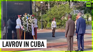 Lavrov attends wreath laying ceremony in Cuba