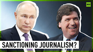 Tucker Carlson may face sanctions over Putin interview, EU lawmakers warn