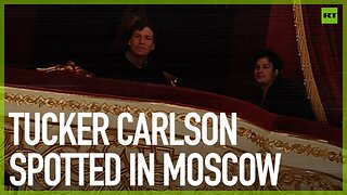 Tucker Carlson spotted in Moscow