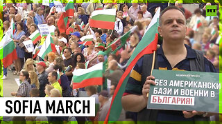 March against military support to Ukraine held in Bulgaria