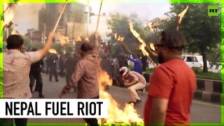Clashes erupt at fuel price protest in Nepal