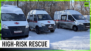 Ambulance crews face dangerous conditions under Ukrainian fire