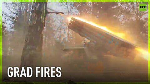 Russian ‘Grad’ fires on Ukrainian stronghold