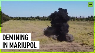 Demining underway in Mariupol