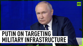 Russia only targets military infrastructure, unlike Ukraine – Putin