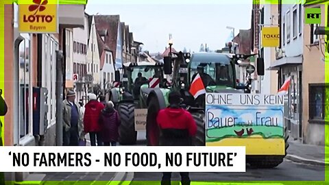 Bavarian farmers continue protests against federal govt’s agricultural policies