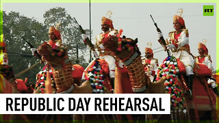 Republic Day rehearsal held in New Delhi