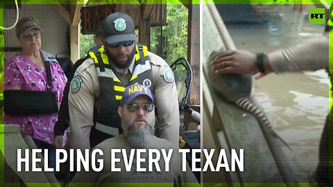 Texas residents rescued from flooded areas