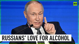 Hand tremors won't stop Russians from drinking - Putin