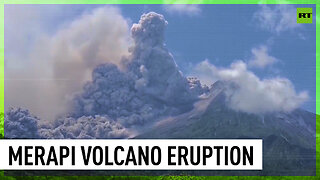 Indonesia’s Merapi volcano spews plumes of smoke