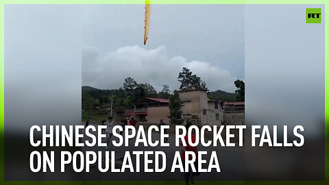 Chinese space rocket falls on populated area