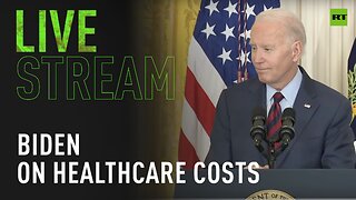 US President Joe Biden delivers remarks on his healthcare cost savings plan