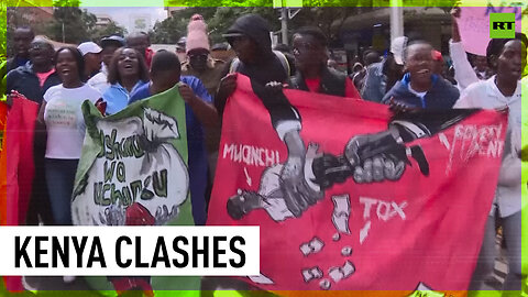Clashes erupt at protest against high cost of living in Nairobi