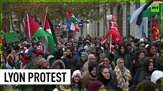 Massive rally held in Lyon demanding ceasefire in Gaza